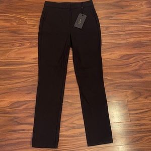 Rag & Bone Black Layla Ankle Pant, Size 0